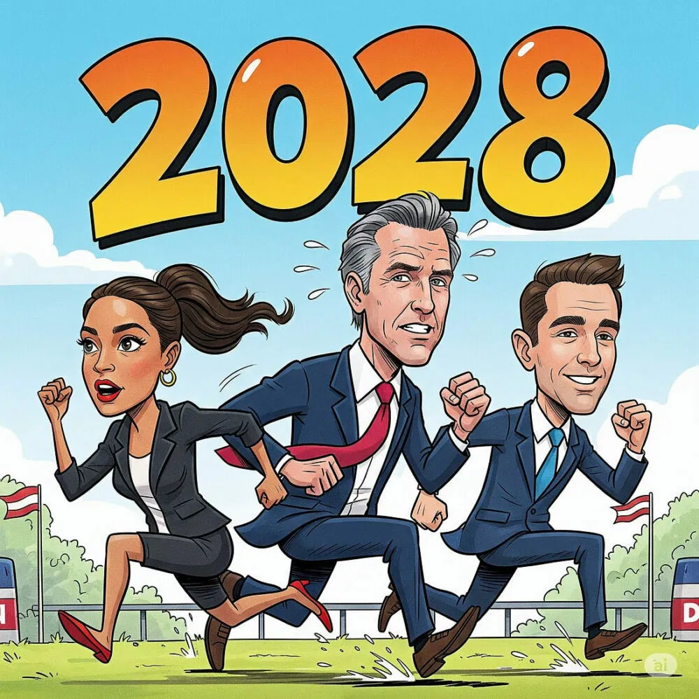 AI Generated Image of the Dem candidates